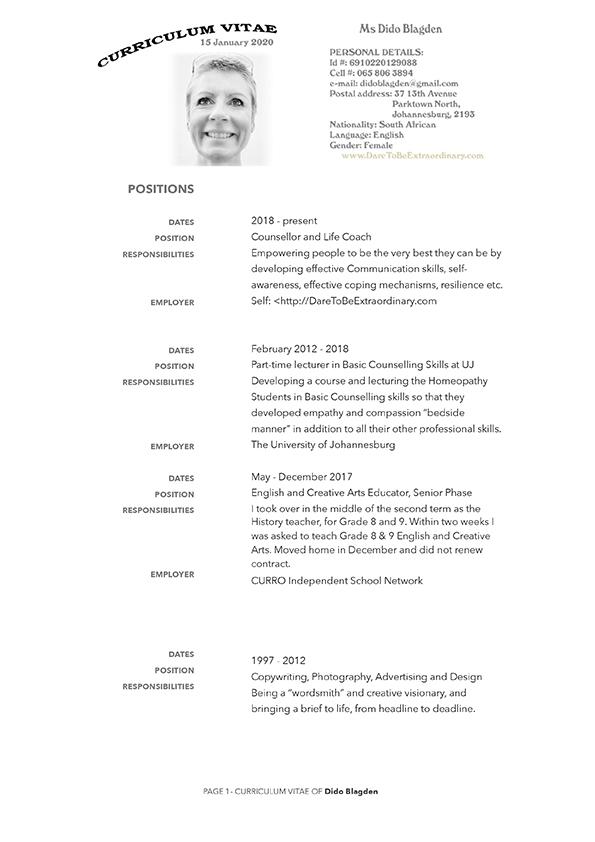 Curriculum Vitae